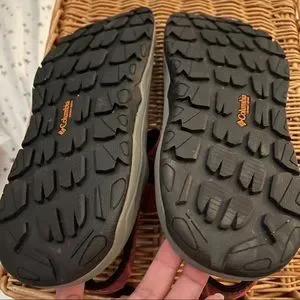 Columbia Mens Charcoal Bright copper Wave Train sandals 11 Sandals Columbia Men Wave Train Charcoal Bright Copper  main image 2